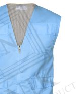 جلیقه چهارجیب آبی