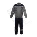 لباسکار دو تکه سفارشی کتان مدل پتروشیمی آپادانا