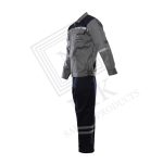 لباسکار دو تکه سفارشی کتان مدل پتروشیمی آپادانا